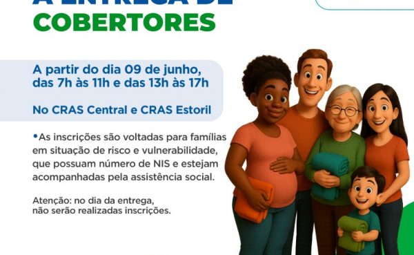 Prefeitura abre inscrições para entrega de cobertores